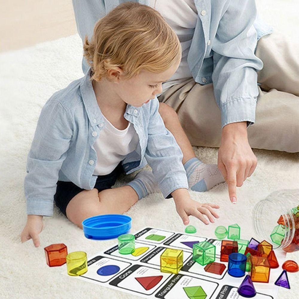 Creative Montessori Table Toys Translucent Sensory Learning Toy  Education Resources