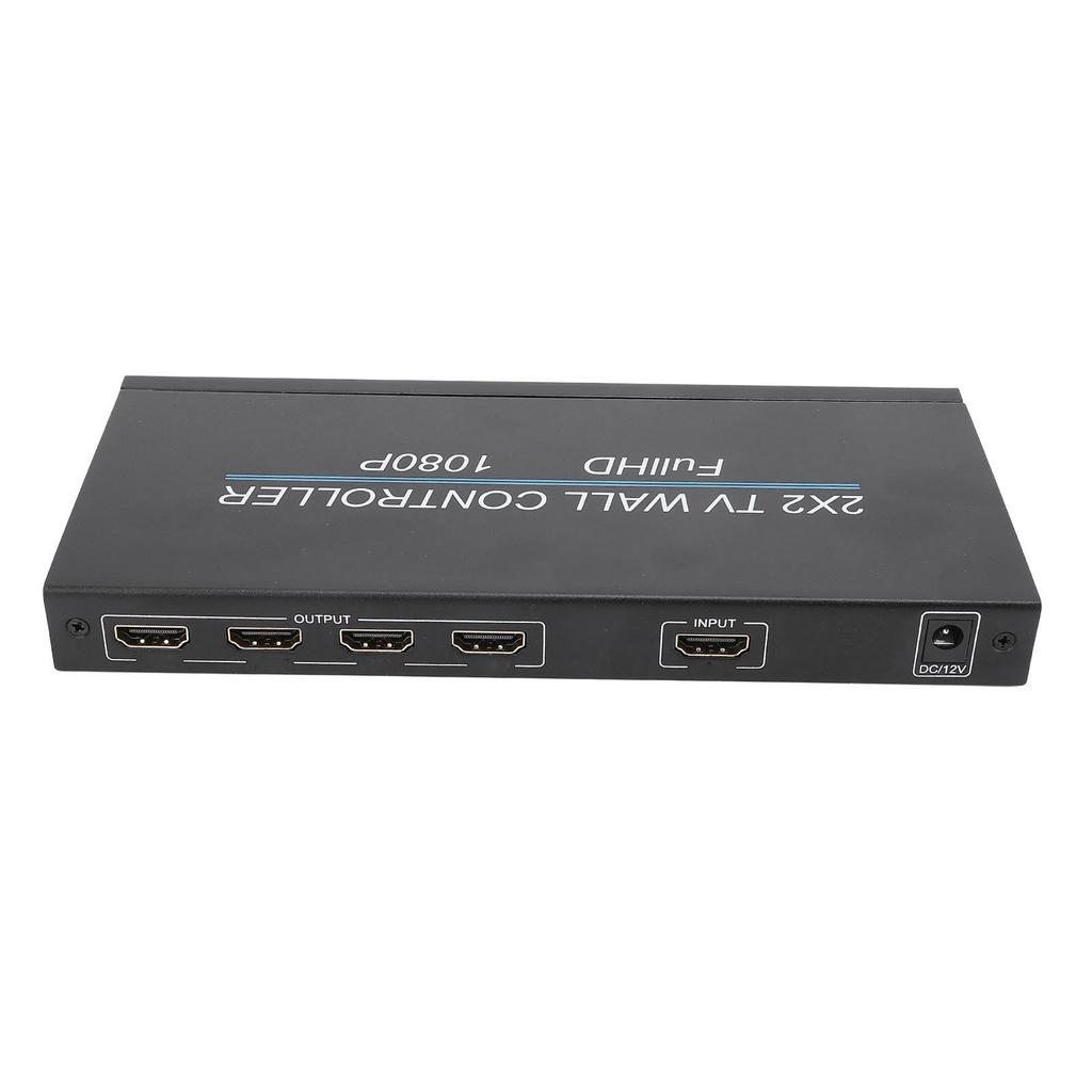 2x2 HD Multimedia Interface Video Wall Controller 4K 30HZ TV Wall Controller with Remote 180 Degree 