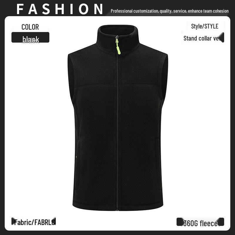 DJI Custom Logo Polar Fleece Vest - Winter Corporate Team Workwear Vest