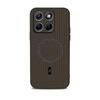 Luxe Driehoekspatroon Lederen Telefoonhoesje voor Motorola Edge 70 Fusion 60 Pro Magnetische Draadloze Oplader Achterkant