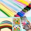 100/300/400Pcs Flexible Wire Pipe Cleaners Bendable Plush Sticks  for Artificial Flower Making