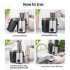 Electric Orange Juicer & Pulp Separator: Fresh Juice Extractor for Fruits