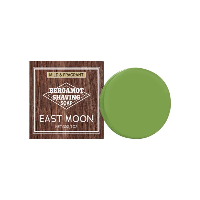 Bergamot Men's Shaving Soap - Moisturizing, Reduce Friction, Softens Beard, For Brush, Gentle Care (Bergamot & Cinnamon)