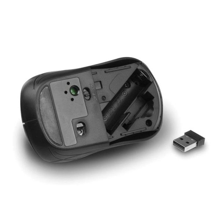 ACT Souris sans fil noire 1000/1200/1600 dpi