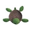 Funny Knitted Tea Coaster Insulation Anti-scald Tortoise Coaster Cute Cartoon Tabletop Cup Holder Home