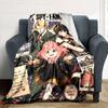 Spy x Family Anime Print Flannel Blanket High Quality Warm Comfortable Cover for All Seasons Perfect for Gifts Home Decor
