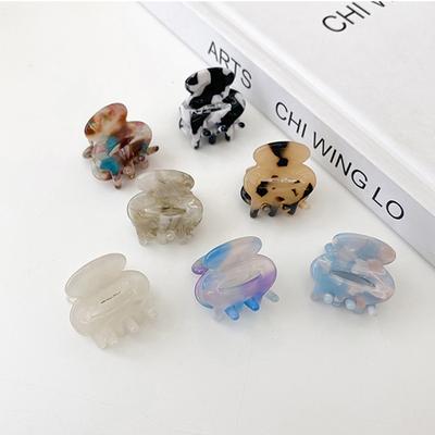 Vintage Claw Clip Women Hair Clip Lovely Small Colorful Acetate Hair Clips Girls Hair Accessories Hair Barrettes Hair Claw New