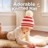Warm Infant Beanie Cap Woolen Ear Protection Winter Baby Hat Cute Kids Pullover Hats  New Year