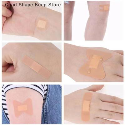 50 Pièces Bandage Imperméable pour Doigt Pansement Respirant Ruban Médical Pansements d'Urgence pour Premiers Soins