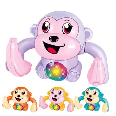 [Gute Dinge Moe Push] Fabrik, Elektrischer Kippaffe, Sprachaktivierte Induktion Cartoon Rollender Bananenaffe