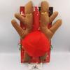 Christmas Car Decoration Deer Horn Antlers Car Kit with Red Nose and Tail for Holiday Gift Set Car Accessories Pendant