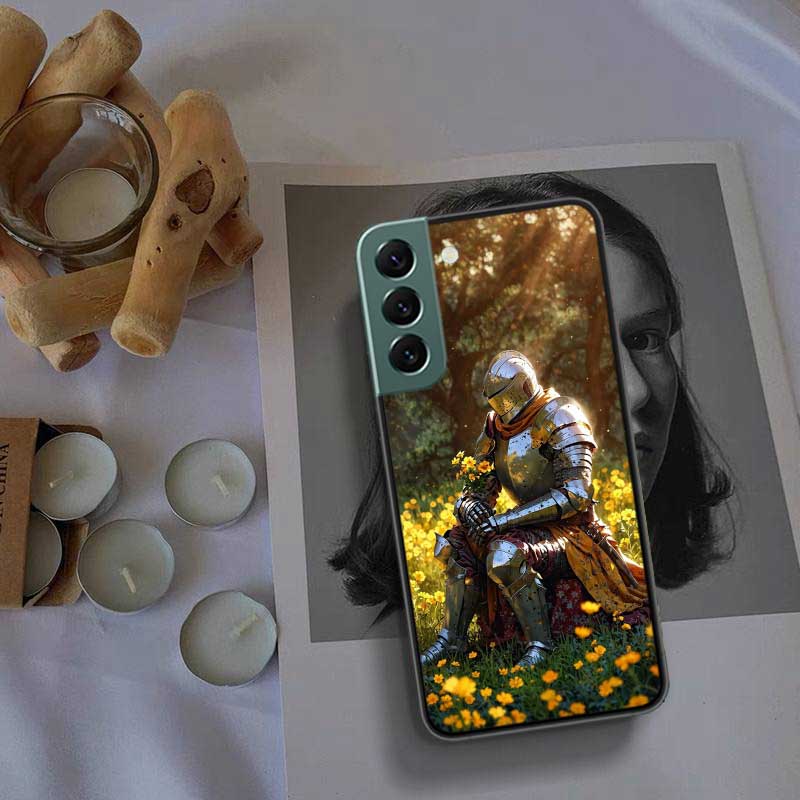 Flower Knight of the Light Phone Case For Samsung Galaxy S22 S25 Ultra S21 S10 Plus S26 Edge S20 S23 S24 FE Cover Silicone S