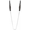 Tanabe Metal N Antibacterial Heat-Resistant Color Tongs, Small, Black, Slim, Metal Part: Stainless Steel, Tip: 66 Nylon, Glass Fiber (with Antibacteri