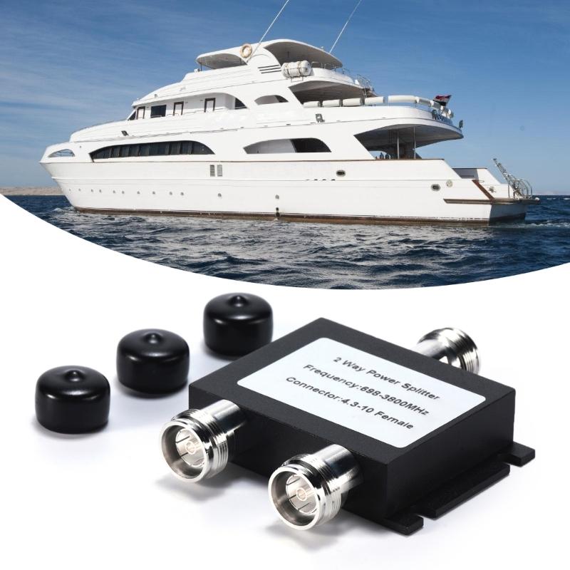 Wideband Microstrip Power Splitter 50W for Wireless Communication Systems with Mini DIN Interface and IP65 Protection