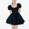 Gothic Goth Harajuku Bandage Dress Sexy Off Shoulder Lace Mesh Mini Short Dresses Party Elegant Summer Outfits