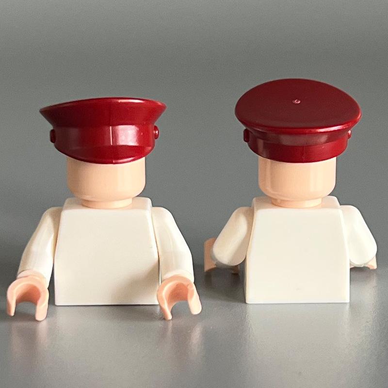 

Small Particle Building Block Miniature Accessories Hair Hat 12895 Navy Hat, Police Hat 0.1Kg