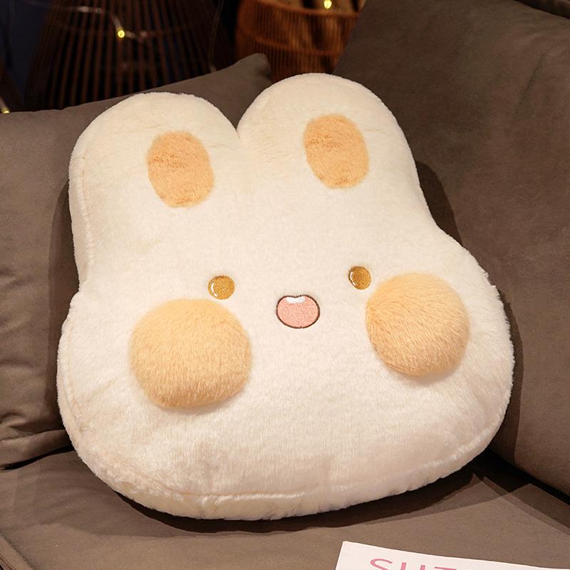 Adorable Rabbit 3-in-1 Air Conditioning Blanket, Throw Pillow, and Nap Pillow for Stomach Sleeping