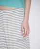Seulliggeullou Striped Lettering Sweatpants [Gray]