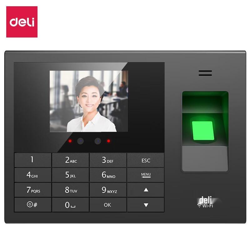 Deli Biometric Face & Fingerprint Time Clock