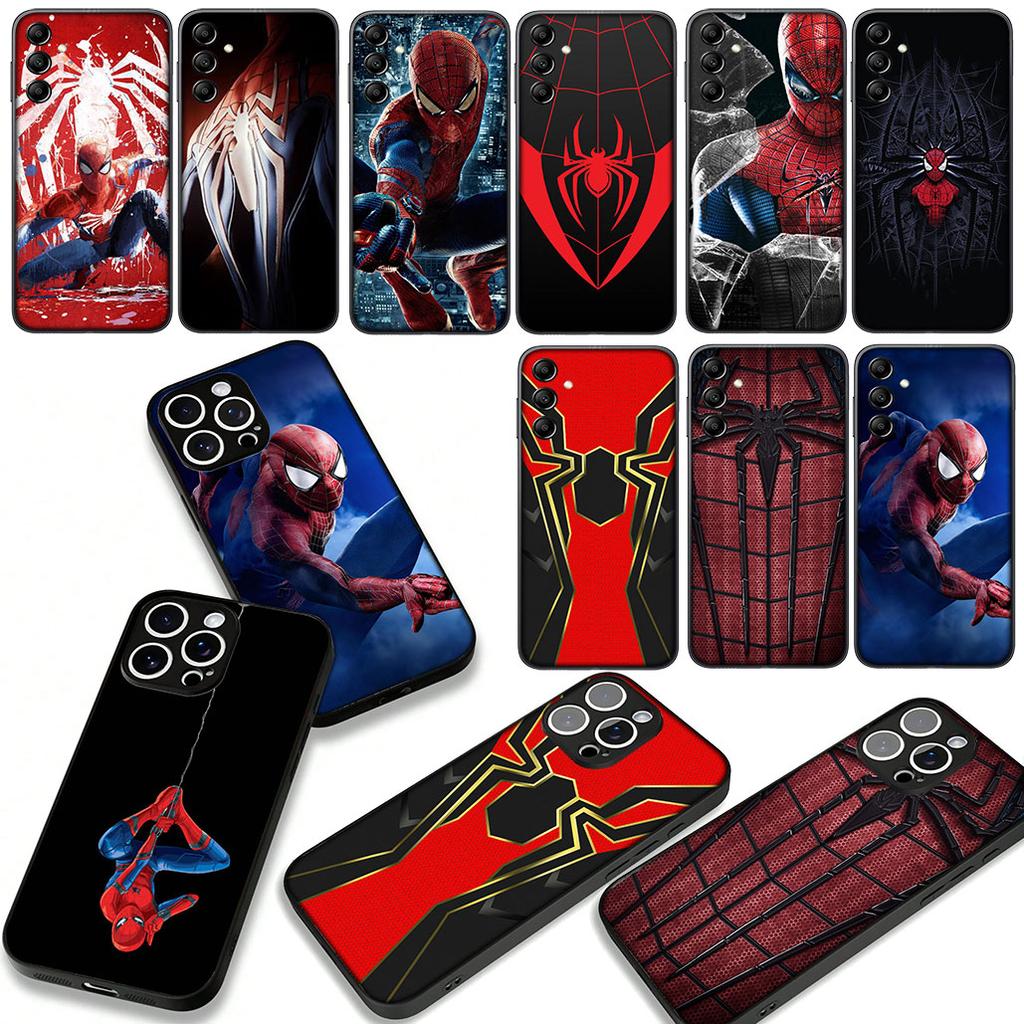 Spider Man Marvel Spiderman Phone Case for Samsung Galaxy A55 A54 A25 A36 A17 A26 A35 A33 A34 A14 A37 S8 S9 S20 S21 FE S10 Plus