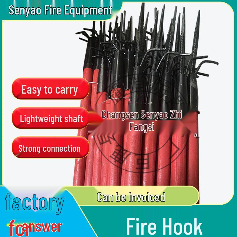 Portable Fire Rescue Hook for Emergency Debris Removal