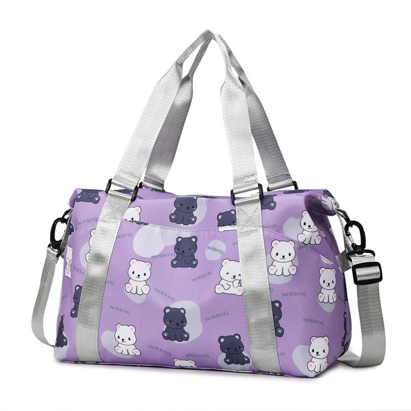Cartoon Storage & Yoga Bag: Large Capacity, Wet & Dry Separation, Multi-functional for Men & Women
