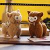 Cute Cute Alpaca Pendant Plush Toy Grass Mud Horse Small Mini Doll School Bag Hanging Keychain Doll