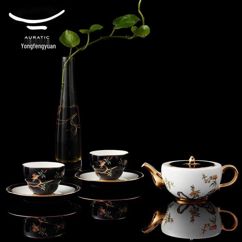 Yong Feng Yuan Pomegranate Garden Chinese Tea Set