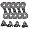 50Pcs Shade Cloth Plastic Clip Outdoor Camping Tent Triangular Buckle Tent Canopy Grommet Net Fix Clamp Easy To Use