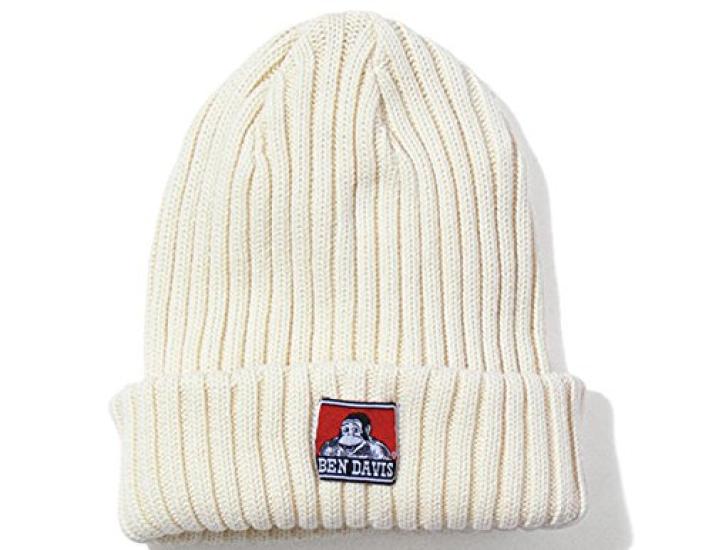 BEN DAVIS Cotton Knit Cap Beanie Watch Cap Hat with Gorilla Tag (Ben Davis) BDW-9500