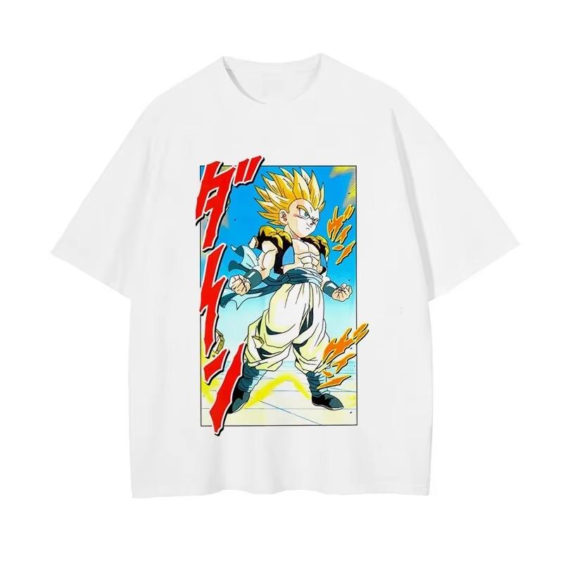 

2026 New Summer Dragon Ball 40th Anniversary Frieza Cotton Anime Printed Tshirt Casual Streetwear Unisex Y2k Ins M