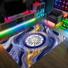 Leeds United Football Design Crystal Velvet Carpet Cozy Non?Slip Printed Rug For Bedroom Living Room Entrance