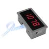 Red 4 Digit LED Motor Tachometer RPM Speed Tester Meter   NPN Hall Proximity Switch Sensor(Red 4
