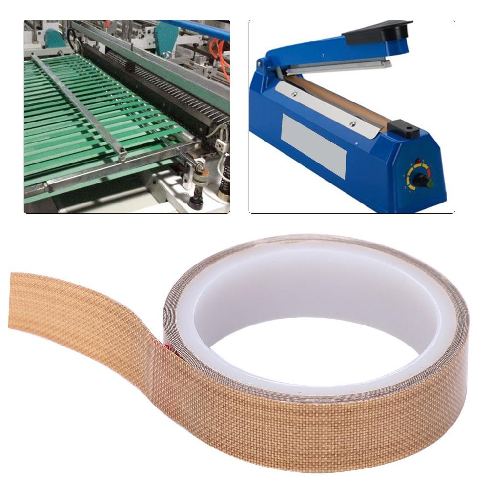 PTFE Coated Fiberglass PTFE Tape 2-inch x 33 Feet x 0.18mm Silicone Adhesive High Temperature Tape Brown 1 inch x 33 ft x 0.18mm