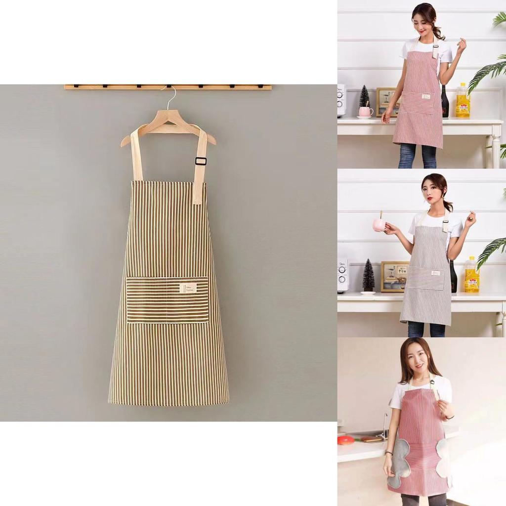 Stain Resistant Waterproof Hand Wiping Apron Sleeveless Adjustable Neck Strap