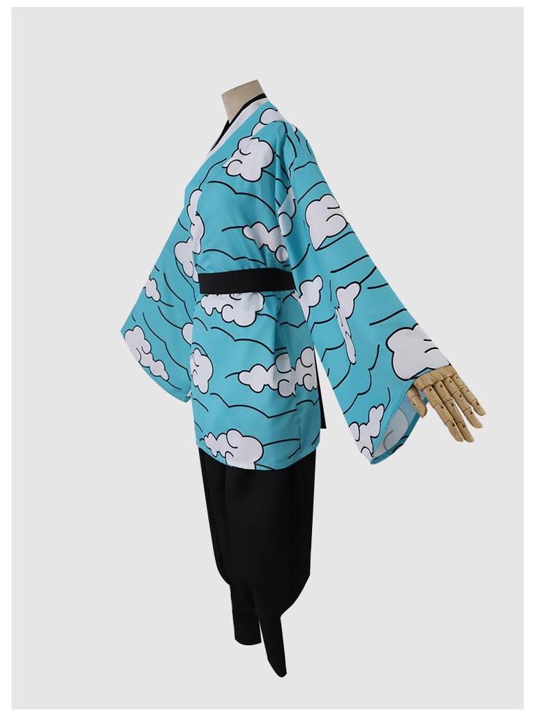 Kids' Cloud-Style Demon Slayer Corps Tanjiro Cosplay Costume