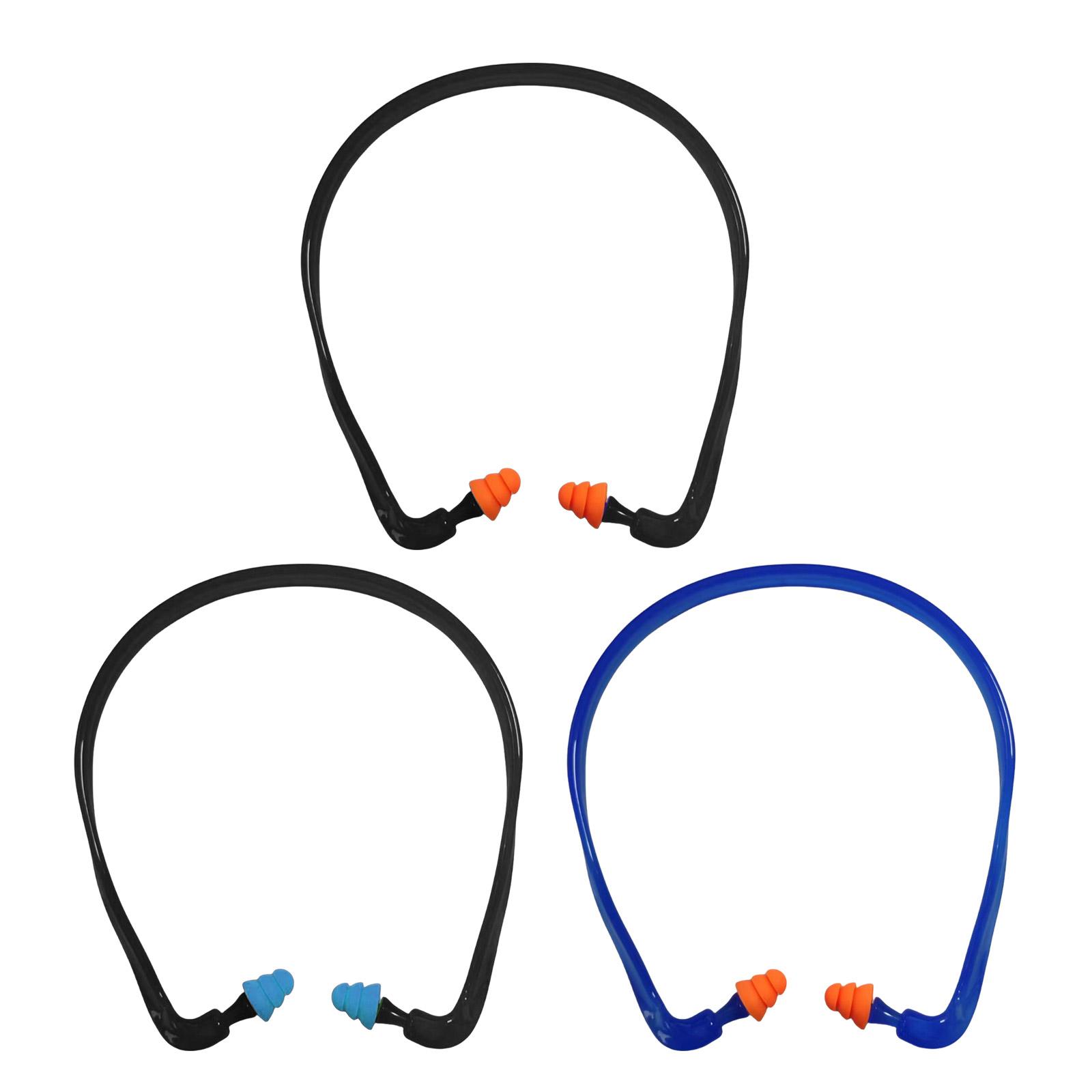 Мягкие силиконовые беруши с креплением на голову защитные наушники для сна и работы — фото 4