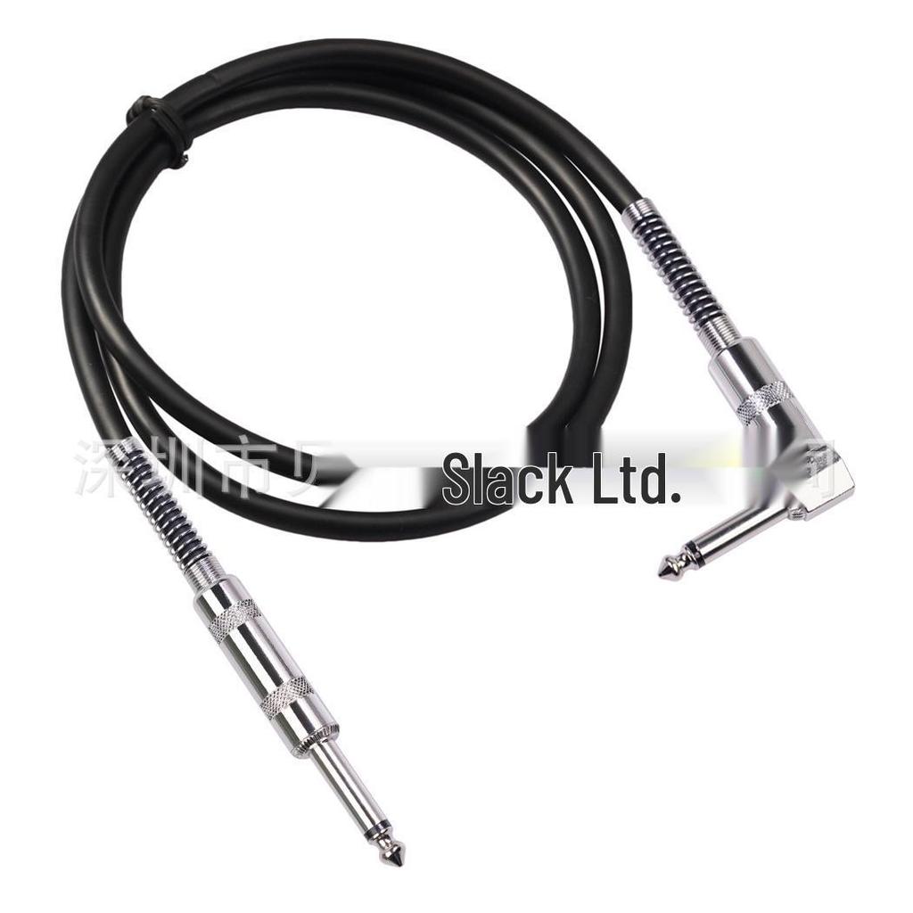 Available: 90-Degree Elbow Double-Shielded Noise-Reducing 6.35mm Guitar Audio Cable, 3m.