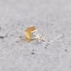 raw citrine quartz studs , raw gemstone healing crystal studs earrings, bridesmaid gifts , crystal earrings , raw healing crystal jewelry