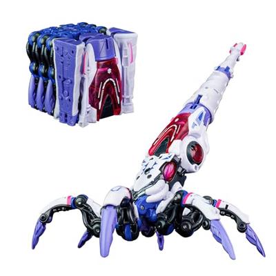 52TOYS BEASTBOX BB-52VV VIOLET VORTEX "Violet Vortex" Transforming Toy, Pre-painted, Highly Articulated Action Figure, Animal, Marine Life, Mech, Robo