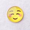 20 pcs/lot Cute  Refrigerator Magnets, Dome Glass Fridge Magnet, Cartoon Expression Glass  Magnetic Stickers
