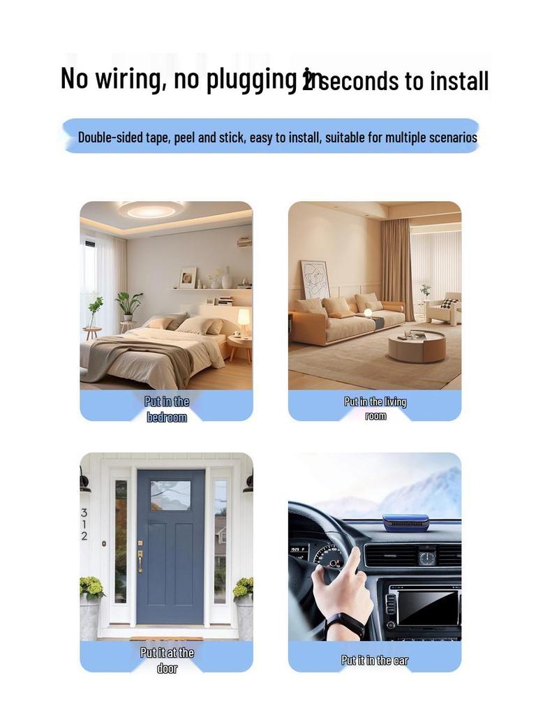 WiFi Wireless Indoor Camera: Phone-Connected, Plug-Free, Night Vision for Remote Monitoring