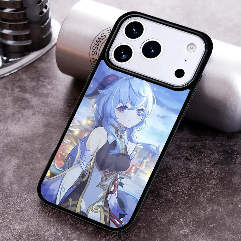 

Чехол для телефона Genshin Impact GanYu для iPhone 17 16 15 Pro Max Air 14 13 12 11 Plus Ударопрочный чехол iPhone 13 Pro Max