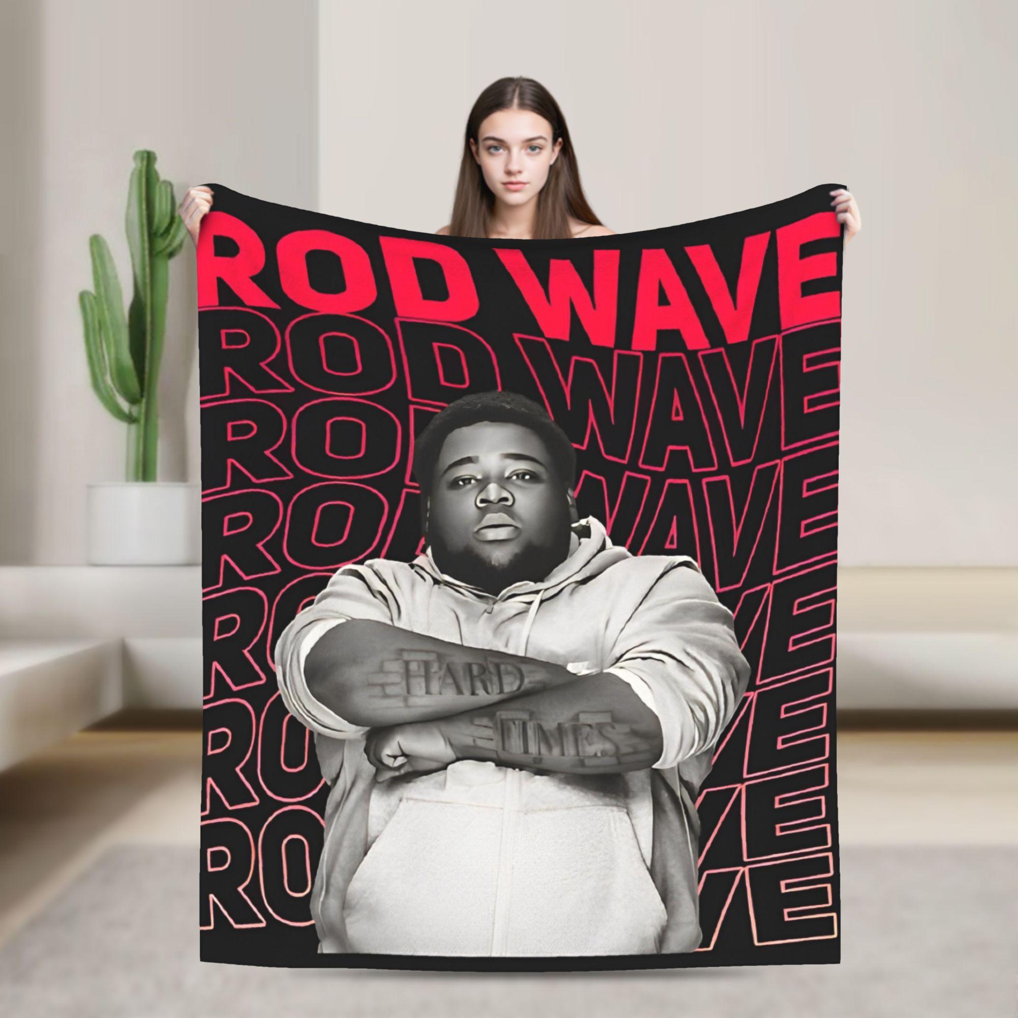 

Рэпер rod wave Пледы Качество Теплый Мягкий Плед Зимний Кемпинг Диван Кресло Принт Постельное покрывало 130x150cm