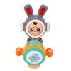 Baby Crawling Tummy Time Toy with Music Dazzling Light Automatic Changing Face Bunny Shape Universal