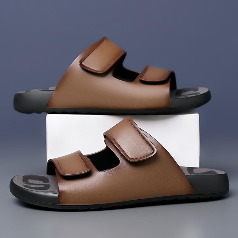 Fashion 2024 Summer Hot Selling Men's Beach Shoes Soft Sole Anti Slip Cool Slippers for Home Commuting Versatile Men's Casual Shoes