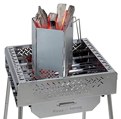 [Amazon.co.jp Exclusive] Captain Stag (CAPTAIN STAG) Slim Charcoal Starter, Folding Fire Starter, Large, UG-3290