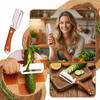 Multipurpose Kitchen Peeler with Stainless Steel Blade and Ergonomic Wooden Handle for Efficient Vegetable and Fruit Preparation