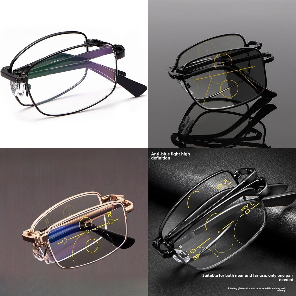 Portable Dualuse Smart Reading Glasses With Auto Adjustment For Seniors And Outdoors