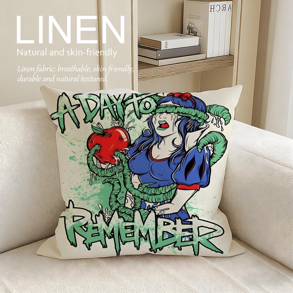 A Day to Remember Cushion Cover Pillowcase Set Pcs x x Breathable Washable Sofa Cushion Cover